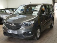 USED 2020 20 VAUXHALL COMBO LIFE 1.5 ENERGY XL S/S 5d 101 BHP 5/7 SEATS BLUETOOTH CRUISE PARKING SENSORS 1 OWNER EXCELLENT SERVICE HISTORY WARRANTY