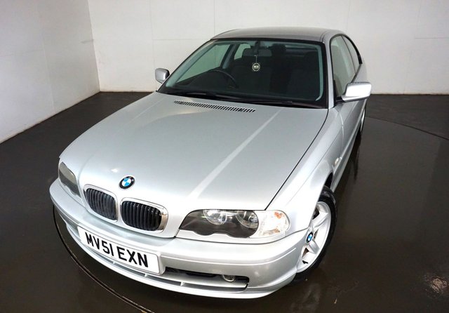 2001 51 BMW 3 Series 1.9 318CI SE 2d 117 BHP-Very Special car indeed.1 Former keeper & Only 33000 miles-Finished in Titanium Silver metallic with black cloth upholstery-Factory boot spoiler-Very original and Honest.Strictly No Offers on this car.