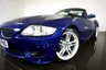 USED 2006 06 BMW Z4 3.2  M ROADSTER 2d 338 BHP-2 OWNERS FROM NEW-SPECIAL CAR FINISHED IN INTERLAGOS BLUE METALLIC WITH HEATED BLACK LEATHER UPHOLSTERY-ONE OF THE LAST WITH THE S54 ENGINE 