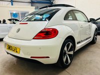 USED 2013 13 VOLKSWAGEN BEETLE 1.2 DESIGN TSi DSG AUTOMATIC PANORAMIC 3 DOOR 103 BHP PANORAMIC GLASS SUNROOF + MORE