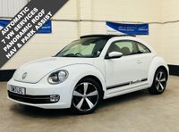 USED 2013 13 VOLKSWAGEN BEETLE 1.2 DESIGN TSi DSG AUTOMATIC PANORAMIC 3 DOOR 103 BHP PANORAMIC GLASS SUNROOF + MORE