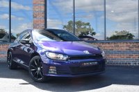 USED 2016 66 VOLKSWAGEN SCIROCCO GT BLACK EDITION TDI BMT ULTRA VIOLET PURPLE / CARPLAY