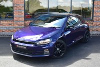USED 2016 66 VOLKSWAGEN SCIROCCO GT BLACK EDITION TDI BMT ULTRA VIOLET PURPLE / CARPLAY