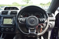 USED 2016 66 VOLKSWAGEN SCIROCCO GT BLACK EDITION TDI BMT ULTRA VIOLET PURPLE / CARPLAY