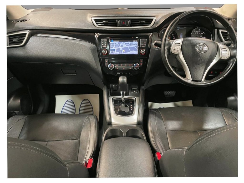USED 2016 66 NISSAN QASHQAI 1.2 TEKNA DIG-T XTRONIC 5d 113 BHP PAN ROOF+360 CAMERAS+NAV+LEATHER