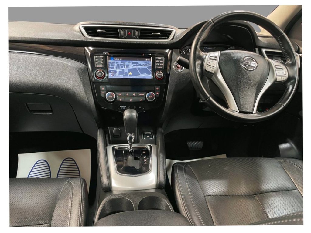 USED 2016 66 NISSAN QASHQAI 1.2 TEKNA DIG-T XTRONIC 5d 113 BHP PAN ROOF+360 CAMERAS+NAV+LEATHER