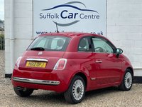 USED 2012 12 FIAT 500 1.2 LOUNGE 3d 69 BHP www.suffolkcarcentre.co.uk - Located at Lowestoft