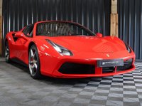 USED 2019 19 FERRARI 488 3.9 SPIDER 2d 660 BHP OVER &pound;50K OF OPTIONS, LOADS OF CARBON, PLUS THE BEAUTIFUL ITALIAN FLAG IN CENTRE OF SEATS AND STEERING WHEEL, SERVICE PACK TO 2026, 12 MONTH WARRANTY