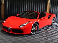 USED 2019 19 FERRARI 488 3.9 SPIDER 2d 660 BHP OVER &pound;50K OF OPTIONS, LOADS OF CARBON, PLUS THE BEAUTIFUL ITALIAN FLAG IN CENTRE OF SEATS AND STEERING WHEEL, SERVICE PACK TO 2026, 12 MONTH WARRANTY