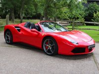 USED 2019 19 FERRARI 488 3.9 SPIDER 2d 660 BHP OVER &pound;50K OF OPTIONS, LOADS OF CARBON, PLUS THE BEAUTIFUL ITALIAN FLAG IN CENTRE OF SEATS AND STEERING WHEEL, SERVICE PACK TO 2026, 12 MONTH WARRANTY