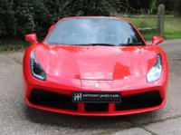 USED 2019 19 FERRARI 488 3.9 SPIDER 2d 660 BHP OVER &pound;50K OF OPTIONS, LOADS OF CARBON, PLUS THE BEAUTIFUL ITALIAN FLAG IN CENTRE OF SEATS AND STEERING WHEEL, SERVICE PACK TO 2026, 12 MONTH WARRANTY