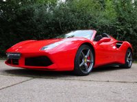 USED 2019 19 FERRARI 488 3.9 SPIDER 2d 660 BHP OVER &pound;50K OF OPTIONS, LOADS OF CARBON, PLUS THE BEAUTIFUL ITALIAN FLAG IN CENTRE OF SEATS AND STEERING WHEEL, SERVICE PACK TO 2026, 12 MONTH WARRANTY