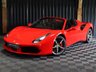 USED 2019 19 FERRARI 488 3.9 SPIDER 2d 660 BHP OVER &pound;50K OF OPTIONS, LOADS OF CARBON, PLUS THE BEAUTIFUL ITALIAN FLAG IN CENTRE OF SEATS AND STEERING WHEEL, SERVICE PACK TO 2026, 12 MONTH WARRANTY