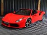 USED 2019 19 FERRARI 488 3.9 SPIDER 2d 660 BHP OVER &pound;50K OF OPTIONS, LOADS OF CARBON, PLUS THE BEAUTIFUL ITALIAN FLAG IN CENTRE OF SEATS AND STEERING WHEEL, SERVICE PACK TO 2026, 12 MONTH WARRANTY