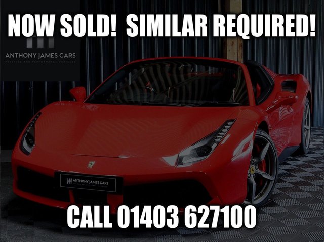 2019 19 Ferrari 488 3.9 SPIDER 2d 660 BHP