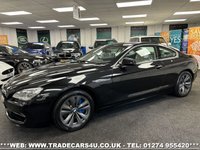 USED 2014 64 BMW 640 BMW 640D SE COUPE 8 SPEED AUTO S/S UK DELIVERY FLAT FEE &pound;175 (SUBJECT TO DEAL) *OVER 100 IMAGES ON OUR WEBSITE*BESPOKE FINANCE ARRANGED*PART EXCHANGE WELCOME*ALL VEHICLES HPI CLEAR