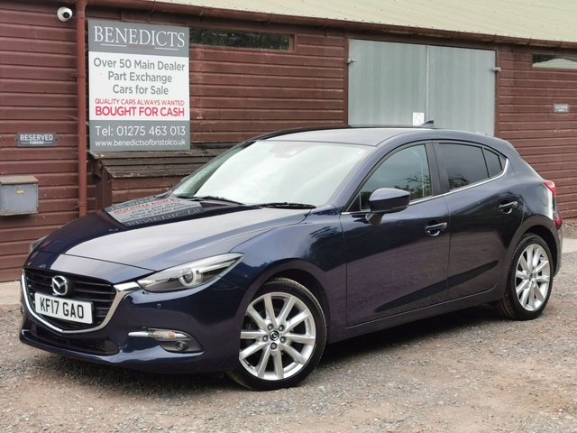 2017 17 Mazda 3 2.2 D SPORT NAV 5d 148 BHP