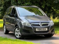USED 2010 10 VAUXHALL ZAFIRA 1.6 EXCLUSIV 5d 113 BHP 