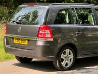 USED 2010 10 VAUXHALL ZAFIRA 1.6 EXCLUSIV 5d 113 BHP 