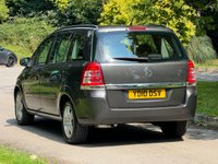 USED 2010 10 VAUXHALL ZAFIRA 1.6 EXCLUSIV 5d 113 BHP 