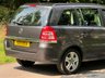 USED 2010 10 VAUXHALL ZAFIRA 1.6 EXCLUSIV 5d 113 BHP 