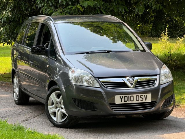 2010 10 Vauxhall Zafira 1.6 EXCLUSIV 5d 113 BHP