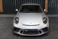 USED 2017 67 PORSCHE 911 4.0 GT3 2d 494 BHP PCCB CARBON CERAMIC BRAKES, FRONT LIFT, 18 WAY MEMORY SEATS SEATS (HEATED), FULL PORSCHE HISTORY, PORSCHE WARRANTY, AKRAPOVIC EXHAUST, FRONT END PPF