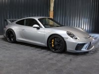 USED 2017 67 PORSCHE 911 4.0 GT3 2d 494 BHP PCCB CARBON CERAMIC BRAKES, FRONT LIFT, 18 WAY MEMORY SEATS SEATS (HEATED), FULL PORSCHE HISTORY, PORSCHE WARRANTY, AKRAPOVIC EXHAUST, FRONT END PPF
