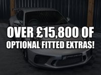 USED 2017 67 PORSCHE 911 4.0 GT3 2d 494 BHP PCCB CARBON CERAMIC BRAKES, FRONT LIFT, 18 WAY MEMORY SEATS SEATS (HEATED), FULL PORSCHE HISTORY, PORSCHE WARRANTY, AKRAPOVIC EXHAUST, FRONT END PPF