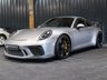 USED 2017 67 PORSCHE 911 4.0 GT3 2d 494 BHP PCCB CARBON CERAMIC BRAKES, FRONT LIFT, 18 WAY MEMORY SEATS SEATS (HEATED), FULL PORSCHE HISTORY, PORSCHE WARRANTY, AKRAPOVIC EXHAUST, FRONT END PPF