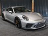 USED 2017 67 PORSCHE 911 4.0 GT3 2d 494 BHP PCCB CARBON CERAMIC BRAKES, FRONT LIFT, 18 WAY MEMORY SEATS SEATS (HEATED), FULL PORSCHE HISTORY, PORSCHE WARRANTY, AKRAPOVIC EXHAUST, FRONT END PPF