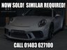 USED 2017 67 PORSCHE 911 4.0 GT3 2d 494 BHP PCCB CARBON CERAMIC BRAKES, FRONT LIFT, 18 WAY MEMORY SEATS SEATS (HEATED), FULL PORSCHE HISTORY, PORSCHE WARRANTY, AKRAPOVIC EXHAUST, FRONT END PPF