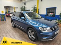 USED 2019 69 VOLKSWAGEN TIGUAN ALLSPACE 2.0 MATCH TDI 4MOTION DSG 5d 148 BHP 4WD 7 SEATS SAT NAV CRUISE CONTROL PARKING SENSORS 1 OWNER SERVICE HISTORY WARRANTY