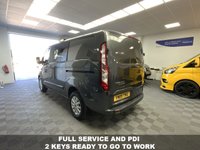 USED 2019 19 FORD TRANSIT CUSTOM 2.0 320 LIMITED CREW CAB DCIV L1 H1 130 BHP 6 MONTHS WARRANTY 12 MONTHS MOT