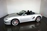 USED 2009 59 PORSCHE BOXSTER 3.4 24V S 2d 310 BHP-2 FORMER KEEPERS-LAST KEEPER OVER 11 YEARS-FINISHED IN ARTIC SILVER METALLIC-HEATED OCEAN BLUE LEATHER UPHOLSTERY-6 SPEED MANUAL-MFSW-19