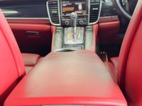 USED 2014 64 PORSCHE PANAMERA 3.0 D V6 TIPTRONIC 5d 300 BHP RED LEATHER INTERIOR