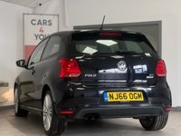 USED 2016 66 VOLKSWAGEN POLO 1.4 BLUEGT DSG 3d 148 BHP THIS CAR COMES WITH 6 MONTHS WARRANTY , BREAKDOWN COVER & RECOVERY +  FRONT AND REAR PARKING AID +  FRONT HEATED SEATS +  AUTO HEADLIGHTS +  BENDING LIGHTS +  ADAPTIVE CRUISE CONTROL +  CLIMATE CONTROL +  DRIVE SELECT +  PADDLE SHIFTERS +  TYRE PRESSURE LOSS INDICATOR +  TRIP COMPUTER +  TRACTION CONTROL +  17 INCH ALLOY WHEELS