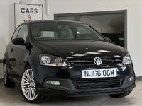 USED 2016 66 VOLKSWAGEN POLO 1.4 BLUEGT DSG 3d 148 BHP THIS CAR COMES WITH 6 MONTHS WARRANTY , BREAKDOWN COVER & RECOVERY +  FRONT AND REAR PARKING AID +  FRONT HEATED SEATS +  AUTO HEADLIGHTS +  BENDING LIGHTS +  ADAPTIVE CRUISE CONTROL +  CLIMATE CONTROL +  DRIVE SELECT +  PADDLE SHIFTERS +  TYRE PRESSURE LOSS INDICATOR +  TRIP COMPUTER +  TRACTION CONTROL +  17 INCH ALLOY WHEELS