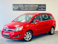 USED 2013 13 VAUXHALL ZAFIRA 1.6 DESIGN 5d 113 BHP HEATED SEATS