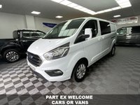 USED 2022 22 FORD TRANSIT CUSTOM 2.0 320 LIMITED DCIV ECOBLUE 130BHP 6 SEAT CREW VAN WITH FULL SERVICE HISTORY  FULL SERVICE HISTORY 6 SEAT CREW VAN EURO 6