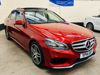 USED 2014 14 MERCEDES-BENZ E-CLASS 2.1 E220 CDi AMG SPORT AUTOMATIC PANORAMIC 4 DOOR 168 BHP PANORAMIC SUNROOF