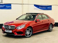 USED 2014 14 MERCEDES-BENZ E-CLASS 2.1 E220 CDi AMG SPORT AUTOMATIC PANORAMIC 4 DOOR 168 BHP PANORAMIC SUNROOF