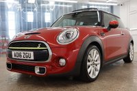 USED 2016 16 MINI HATCH COOPER 2.0 COOPER S 3d 189 BHP CHILI PACK WITH CHROME FEATURES. VERY LOW MILEAG, STUNNING CONDITION