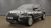 USED 2016 16 LAND ROVER RANGE ROVER EVOQUE 2.0 ED4 SE 5d 148 BHP A TRULY BEAUTIFUL EXAMPLE FINISHED IN SANTORINI BLACK METALLIC PAINT+ONLY 1 OWNER FROM NEW+SERVICE HISTORY+DIESEL+PRIVACY GLASS+FULL LEATHER INTERIOR+PARK ASSIST+CLIMATE CONTROL+18 INCH ALLOY WHEELS+1 FULL YEARS MOT PRIOR TO COLLECTION+FULL RANGE OF FINANCE OPTIONS AVAILABLE+CALL NOW TO ARRANGE A VIEWING!!!!!!!!!!!!!!!!!!!!!!