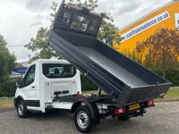 USED 2021 21 FORD TRANSIT 2.0 350 LEADER S/CAB TIPPER ECOBLUE 129 BHP Look Genuine 14,870 Miles From New !!