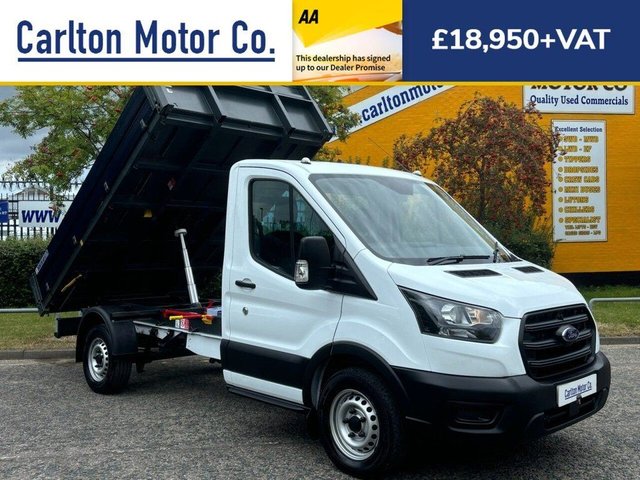 2021 21 Ford Transit 2.0 350 LEADER S/CAB TIPPER ECOBLUE 129 BHP