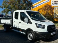 USED 2020 20 FORD TRANSIT 2.0 350 L3 LEADER CREW CAB TIPPER ECOBLUE 129 BHP Stunning Example Throughout