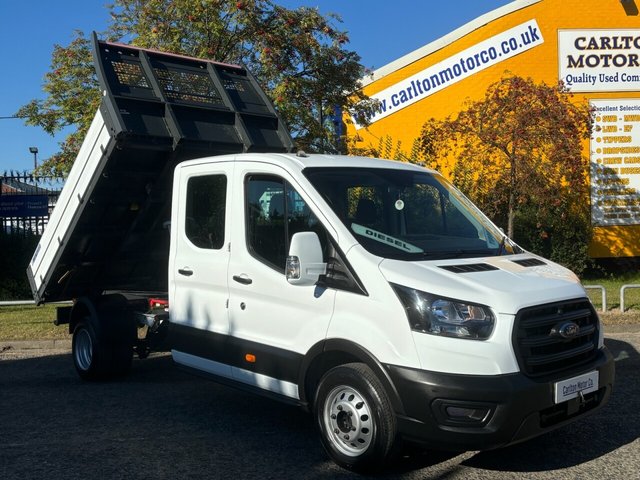 2020 20 Ford Transit 2.0 350 L3 LEADER CREW CAB TIPPER ECOBLUE 129 BHP