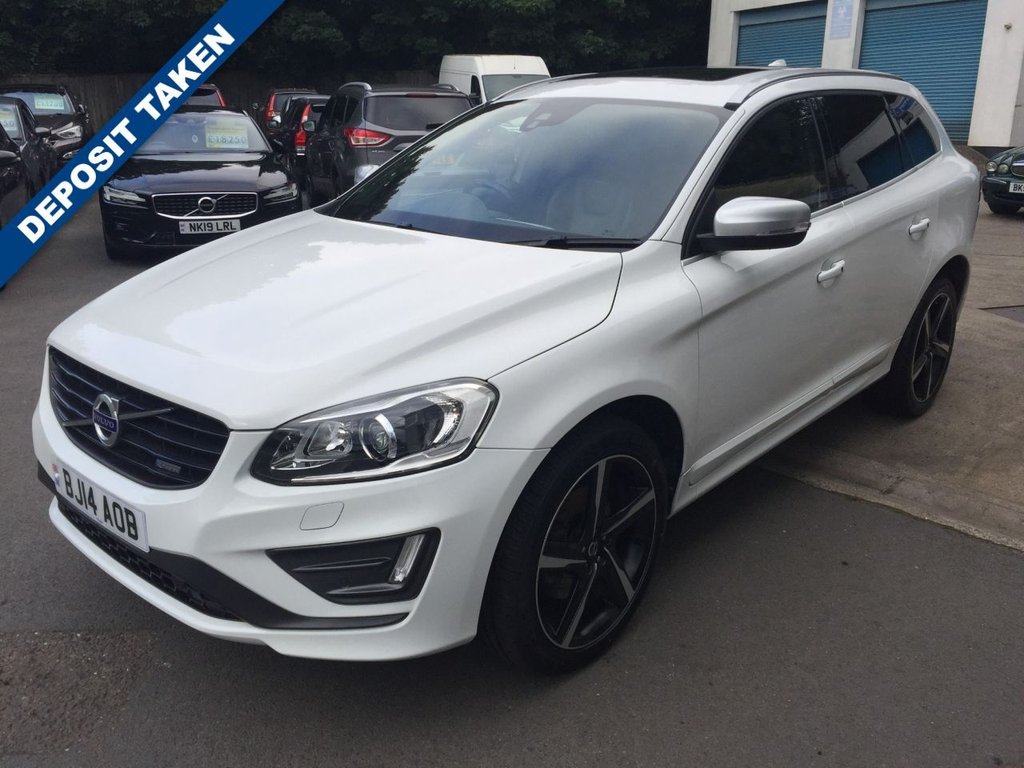 USED 2014 14 VOLVO XC60 2.4 D5 R-DESIGN LUX NAV AWD 5d 212 BHP WINTER PACK SUNFOOF KEYLESS