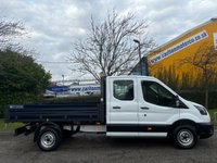 USED 2021 71 FORD TRANSIT 2.0 350 LEADER CREW CAB TIPPER ECOBLUE 129 BHP Direct to us from lease company